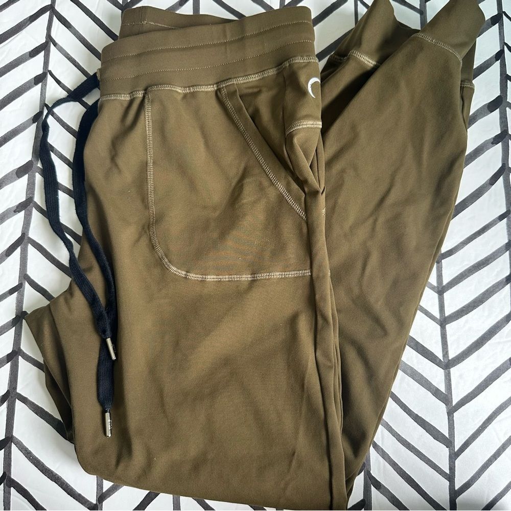 Zyia Active Size Small Olive Green Jogger Sweatpants